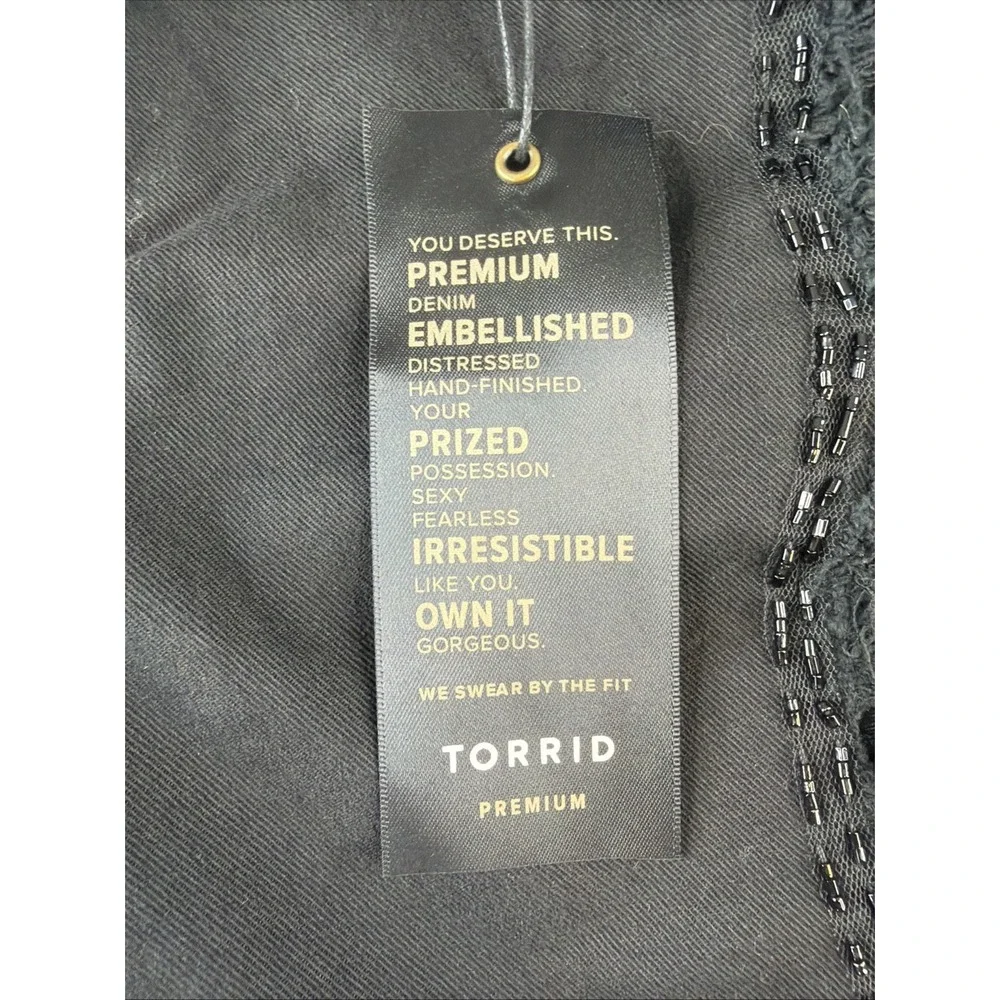 New with tags Torrid Premium women's skinny jeans in size 26.